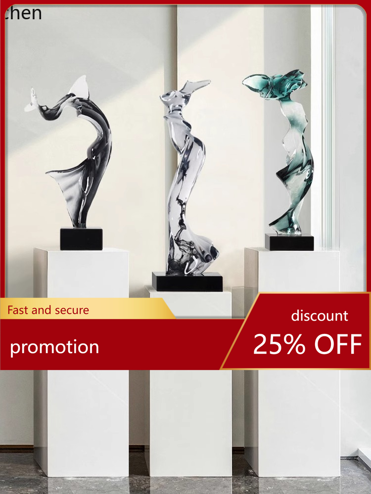 Resin Art In Floor - HT Transparent Resin Sculpture Crafts Niche