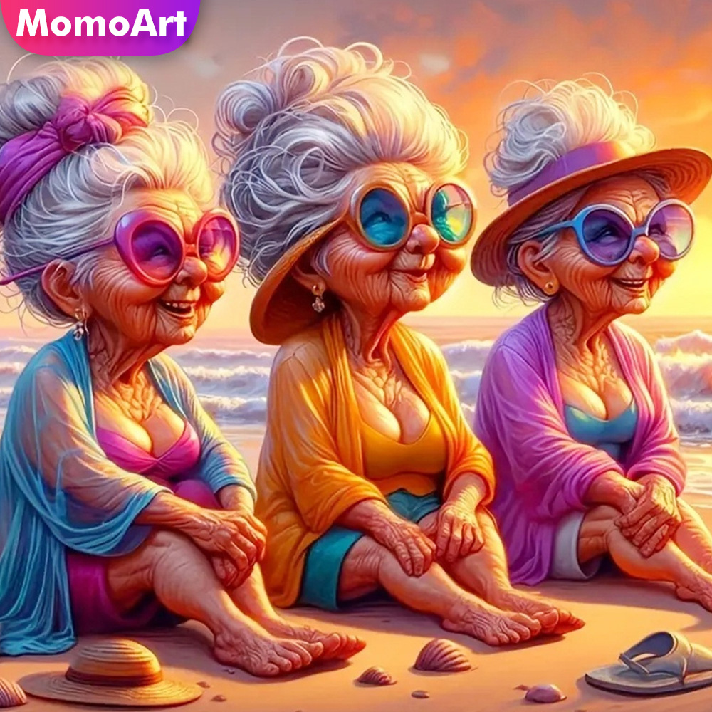 Momoart Diamond Painting Old L - Resin Art On Wall recension och pris