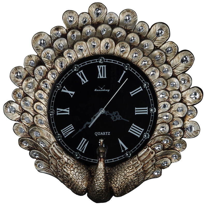 Vintage High-End Decorative Wa - Resin Art Wall Clock recension och pris