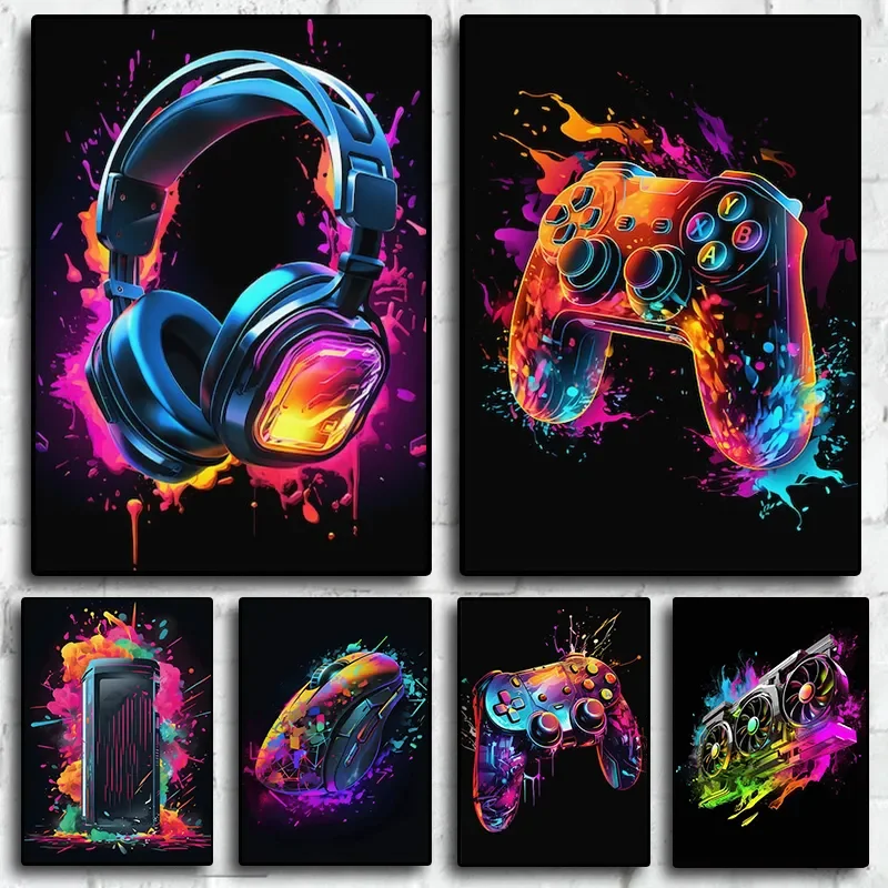 Pop Neon Video Game Character  - Resin Art Video recension och pris
